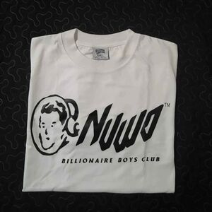 Billionaire Boys Club White Tee with Black Graphic Logo